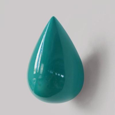 Creatieve water druppeltjes muur haken huis decoratie hars muurschildering 3D kapstok enkele haken Wall hanger grootte: groot formaat (groen) Creatieve water druppeltjes muur haken huis decoratie hars muurschildering 3D kapstok enkele haken Wall hanger grootte: groot formaat (groen)