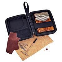 Ortega OKB1 Lizard Series Solid Acacia kalimba - thumbnail