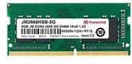 Transcend jm3200hsb-8g jetram memory, 8gb, so-dimm, ddr4, 3200 mhz, 1rx8, 1gx8, cl22 1.2v