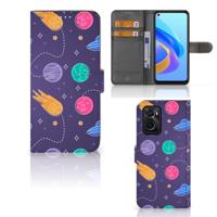 OPPO A76 | A96 | Wallet Case | met Pasjes | Space - thumbnail