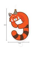Jungle candle 9 Red Panda - thumbnail