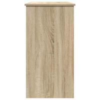 Bureau 80x40x75 cm bewerkt hout sonoma eikenkleurig - thumbnail