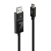 Lindy 43341 1m USB Typ C an DP 4K60 Adapterkabel mit HDR - Digital/Daten Zwart - thumbnail