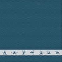 DDDDD DDDDD theedoek bees 60x65 petrol per stuk - thumbnail