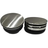 Wiesbaden Caral Badafvoer met Overloop - Rond - Vulfunctie - Chroom - thumbnail