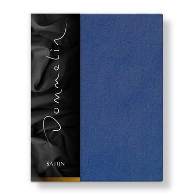 Dommelin Dommelin Laken Uni Satijn 300TC 576 Jeansblauw 160x270 cm