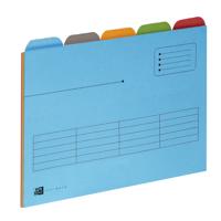 Oxford Ultimate dossiermap ft A4, uit karton, 5 tabs, assorti - thumbnail