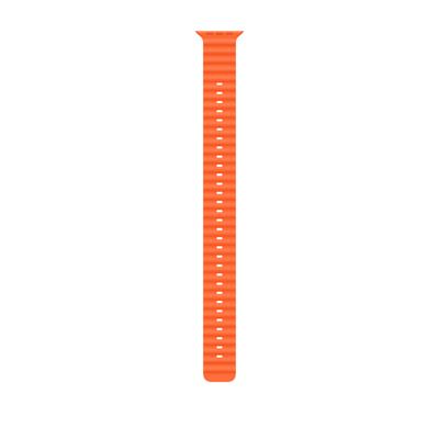 Apple Watch Band - Ocean Band Extension - 49 mm - Oranje - Eén maat voor de meeste polsen