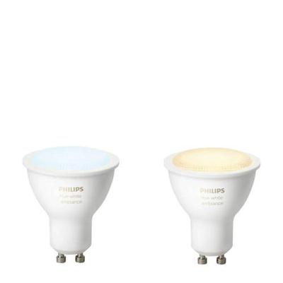 Philips Hue - GU10 Dual Pack - White Ambiance - New Bluetooth edition