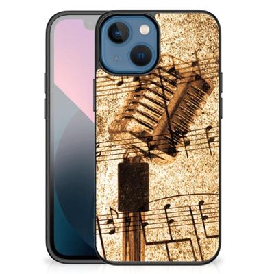 Apple iPhone 13 mini Silicone Back Case Bladmuziek Apple iPhone 13 mini Silicone Back Case Bladmuziek