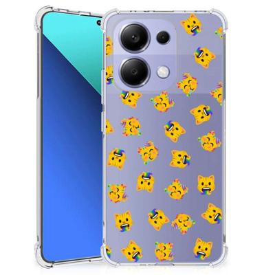 Doorzichtige Silicone Hoesje voor Xiaomi Redmi Note 13 4G Katten Emojis Doorzichtige Silicone Hoesje voor Xiaomi Redmi Note 13 4G Katten Emojis