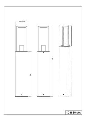 Trio Design terraslampGaronne - 401860142