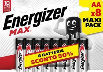Energizer Batterij Max Alkaline AA (Mignon/LR6 8-pack)