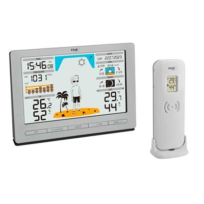 TFA Dostmann Funk-Wetterstation METEO JACK 35.1097.54 Draadloos weerstation Verwachting voor 12 tot 24 uur Aantal sensoren max.: 3