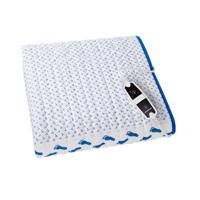 Inventum HN1312V Elektrische Onderdeken 150x80 cm Fleece/Katoen/Wit/Blauw - thumbnail