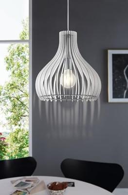 Eglo HanglampTindori 38cm wit hout - 96257