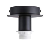 SLV 155550 FENDA Plafondlamp E27 60 W Zwart - thumbnail