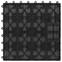 Terrastegels diep relif 30x30 cm 1 m HKC grijs 11 st - thumbnail