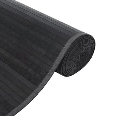 VidaXL Vloerkleed rechthoekig 60x1000 cm bamboe grijs