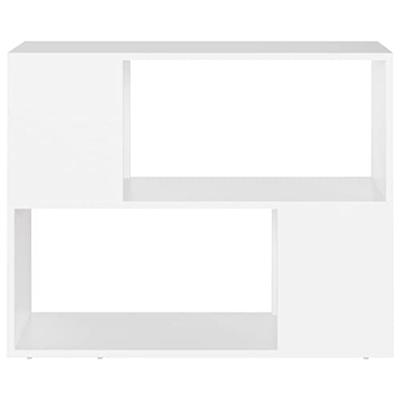 Tv-meubel 80x24x63 cm spaanplaat wit