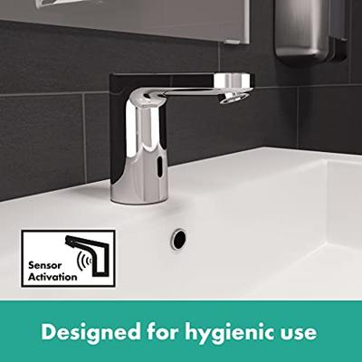 Hansgrohe Vernis wastafelkraan elektronisch 6V warm water chroom 71502000 - thumbnail