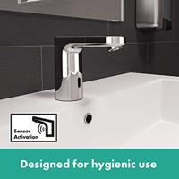 Hansgrohe Elektronische Wastafelkraan Vernis Blend Koud Water en Netstroom Chroom - thumbnail