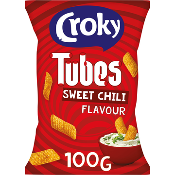 Croky Tubes Sweet Chili Flavour 100 g bij Jumbo