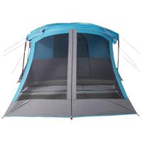 Tent met luifel 4-persoons waterdicht blauw - thumbnail