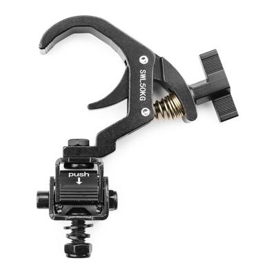 BeamZ BC50B-150F kantelbare Quick Trigger Clamp zwart