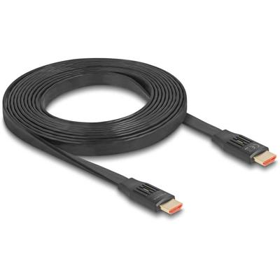 Delock 81003 HDMI-kabel HDMI Aansluitkabel HDMI-A-stekker 3 m Zwart 8K UHD, Vergulde steekcontacten, eARC