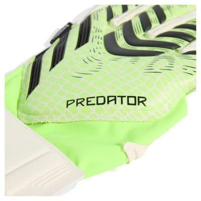 adidas Predator Match Fingersave Keepershandschoenen Kids Neongeel Wit Zwart