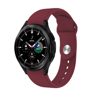 Samsung Galaxy Watch 4 Classic - 42mm & 46mm - Sportbandje - Bordeaux Samsung Galaxy Watch 4 Classic - 42mm & 46mm - Sportbandje - Bordeaux
