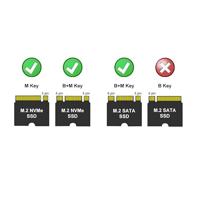 LC-Power LC-M2-C-MULTI-2 behuizing voor opslagstations SDD-behuizing Antraciet M.2 - thumbnail