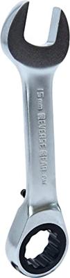 KS Tools 503.4638 503.4638 Steek-ringratelsleutel Sleutelbreedte (metrisch) 15 mm