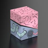 Squaroes - Squaroe Teenage Mutant Ninja Turtles™ NT002 - Krang with Bubble Walker - thumbnail