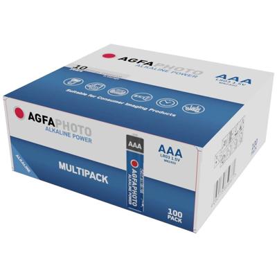 AgfaPhoto Power LR03 AAA batterij (potlood) Alkaline 1.5 V 100 stuk(s) AgfaPhoto Power LR03 AAA batterij (potlood) Alkaline 1.5 V 100 stuk(s)