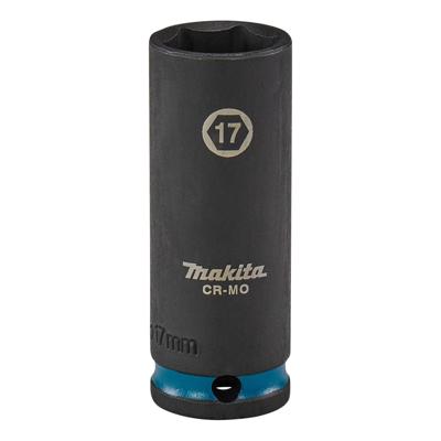 Makita E-16346 Impact Black Krachtdop 3/8" lang | 17 mm