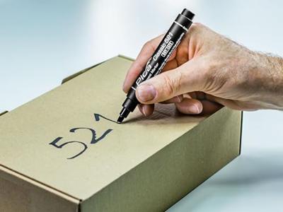 Pica 520/46 Permanent Marker | 1-4mm | Rond | Zwart | Blister - PI52046SB Pica 520/46 Permanent Marker | 1-4mm | Rond | Zwart | Blister - PI52046SB