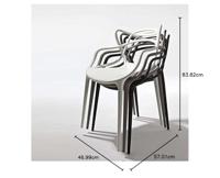Kartell Masters eetkamerstoel Grijs - thumbnail