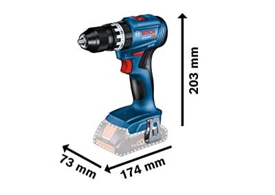 Bosch Professional GSR 18V-45 Accu schroefboormachine 18V 2.0Ah + 82-delige accessoireset - 06019K3306 - thumbnail