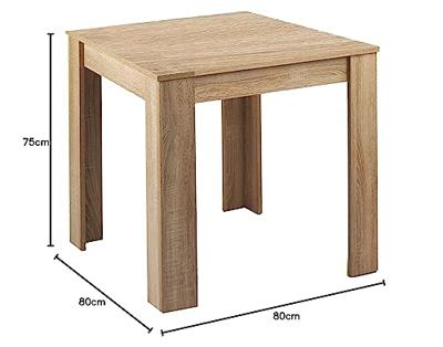 byLIVING Eettafel Nepal (sonoma eik, 80 x 80 cm) byLIVING Eettafel Nepal (sonoma eik, 80 x 80 cm)