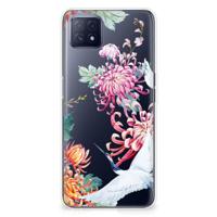 OPPO A53 5G | OPPO A73 5G | TPU Hoesje | Bird Flowers - thumbnail