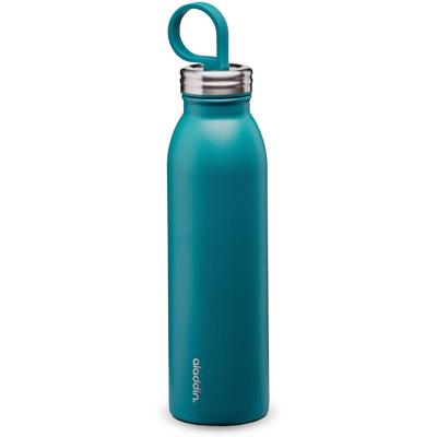 Aladdin drinkfles Thermavac Chilled 550 ml RVS/rubber blauw