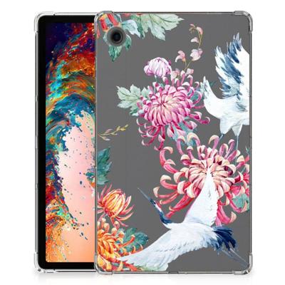 Samsung Galaxy Tab A9 Back Case Bird Flowers Samsung Galaxy Tab A9 Back Case Bird Flowers