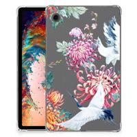 Samsung Galaxy Tab A9 Back Case Bird Flowers - thumbnail