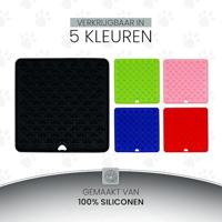 Eat Slow Live Longer Lick Mat Cross Grijs - thumbnail