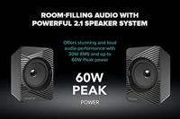 Creative SBS E2500 2.1 Bluetooth 2.1 PC-luidsprekers Bluetooth, Kabelgebonden, Digitaal 60 W Zwart - thumbnail