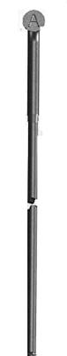 Buzaglo Spaken alpina 13g (2,34) zwart | zonder draad | 320mm | p144