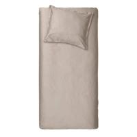 Cinderella dekbedovertrek Uni - taupe - 140x200/220 cm - thumbnail