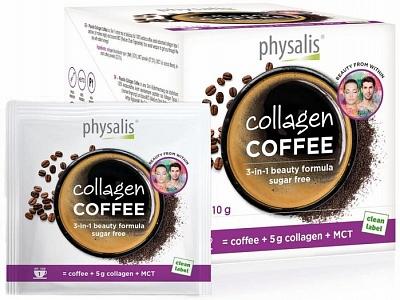 Physalis Collagen coffee fos 10 gram 12 Stuks